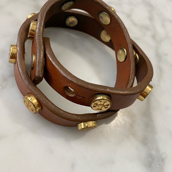 TORY BURCH Leather Wrap Bracelet - Picture 3 of 10